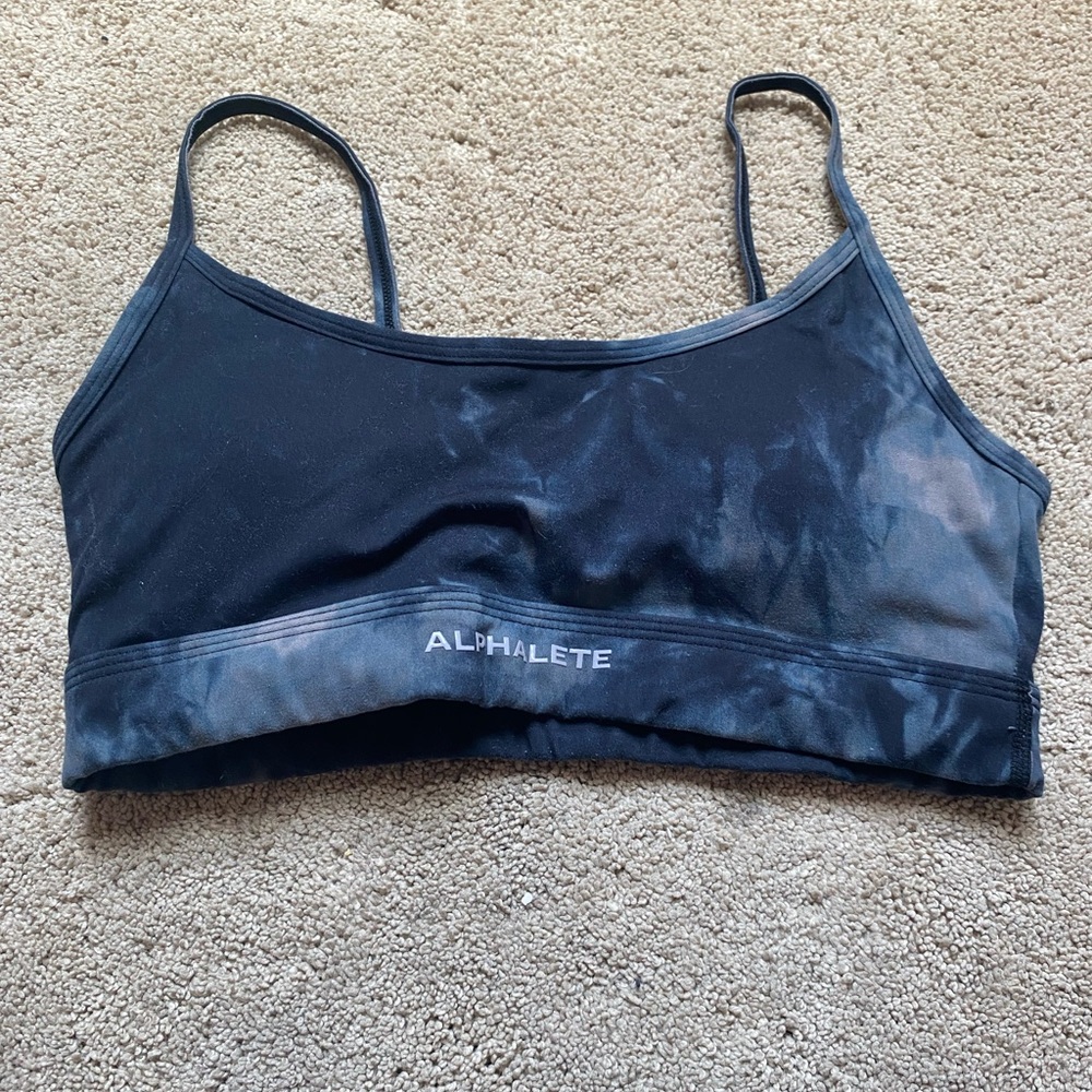 Alphalete Black Intimates Bra with Adjustable Straps